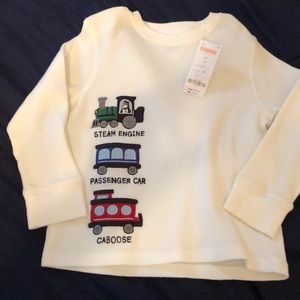Long sleeve train shirt